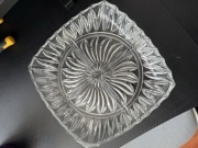 Patera szklana krysztal Ząbkowice owocarka prl vintage