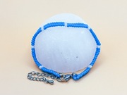 BRANSOLETKA CZAKRA GARDŁA, VISHUDDHA, CHALCEDON