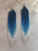 Kolczyki z japońskich koralików.