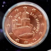 SAN MARINO  2009 5 CENTÓW UNC !!!!!!!!!!