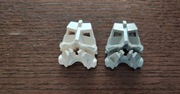 Stare Lego Bionicle Head Connector 32553 biała i old light gray