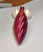 Bombka na choinkę, trzykolorowa, wydruk 3D