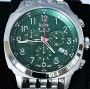 RSW Master Chronograph Swiss Made – NOS / Pełny komplet