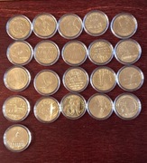 21 sztuk monety 2 zł 2011 rok