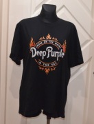 Kultowy T-Shirt DEEP PURPLE – „Smoke on the Water” | Rozmiar XL