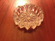 Popielnica kryształowa PRL popielniczka popielnica kryształ gwiazda PRL