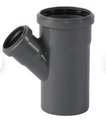 Trójnik Geberit Odgałęzienie HT 90/50 mm 45 stopni Rura Kanalizacyjna