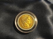 Wykopki skrzyniowe- moneta 1850 roku , 20 Francs, A' ładna.