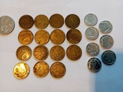 2 złote zestaw 23 sztuk 1958-1990