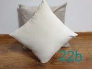 M022 poszewki na poduszki 30x30 welwet beż krem