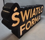 Light Box LED PERSONALIZOWANY| Lampka LED USB | Dekoracja | Druk 3D