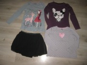 Zestaw bluzek rozmiar 134 cm 8-9 lat