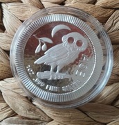 Niue Sowa ateńska 2017 1 uncja srebra 1 oz AG999