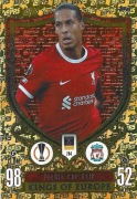 TOPPS MATCH ATTAX EXTRA 2023/2024 KINGS OF EUROPE VIRGIL VAN DIJK 284