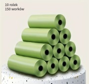 WORECZKI Na Psie Odchody BIODEGRADOWALNE Worki na Kupy BIO 150 sztuk