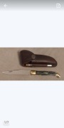 Nóż vintage Laguiole, etui i stalka