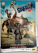 Zwierzaki górą . Safari. Oryginalny plakat filmowy