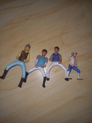 Figurki - dżokej zestaw 4 figurek