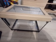 Terrarium 25x40x25 cm + pokrywa siatkowa (dąb sonoma) z opcją akwarium