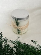 Dekorowana świeca handmade o zapachu owoców z czekoladą – 100% wosk sojowy