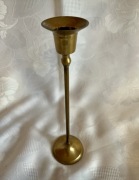 Piękny świecznik Mosiężny na jedną świecę