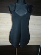 Missguided czarny kombinezon roz 38