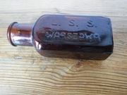 Stara butelka apteczna L.S.S WARSZAWA  ZOBACZ 