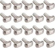 Sourcing map 20 szt. Śruby T-Slot M6 x 16 mm – stal węglowa (30 Series)