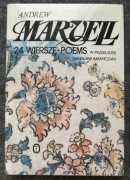 24 wiersze poems Andrew Marvell w przekładzie S. Barańczaka