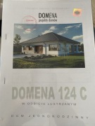 Projekt domu domena 124C odbicie lustrzane 