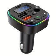 Transmiter FM  z Bluetooth, Mikrofonem, USB 3.1 i USB-C 