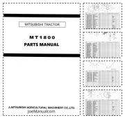 Mitsubishi MT2800 Parts Catalog Katalog części 