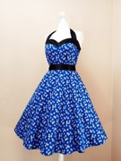 Sukienka pin up retro styl lata 80 strój tematyczny party PRL przebranie 40