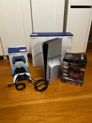 Playstation 5 slim 1TB z napedem, 2 pady pudełka, możliwość dobrania gier
