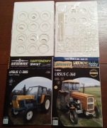 Modelarstwo Kartonowe Ursus C-360 + lasery Ursus C-385 + lasery