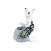 Figura Dekoracja Kot z Donicą