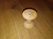 Drewniana mała szpulka od nici włókien PRL VIntage 5cm x 3,5cm