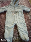 Ocieplany pajac kombinezon rozmiar 68/74