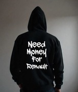 Męska Czarna Bluza M Need Money For Renault