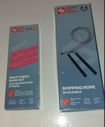 Zestaw minitaśm fitness+skakanka Seven for Seven