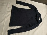 Koszulka chłopięca polo z długim rękawem granatowa 146-152 Name It