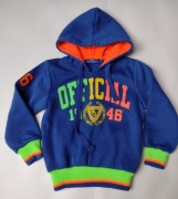 Bluza dresowa z kapturem nowa 104