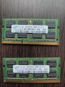 Pamięć RAM 2x 2GB 2Rx8 PC3-10600S-09-10-F2 M471B5673EH1-CH9 