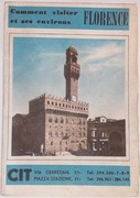 Turystyczna mapa Florencji - 1958