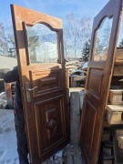 Drzwi dębowe z ościeżnicą