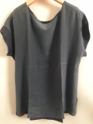 GRAFITOWA BLUZKA  MASSIMO DUTTI 42/XL