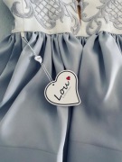 Sukienka Lou lizee rozmiar L biało szara