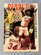 1994-95 FLEER ULTRA #6of10 ROCKETS Hakeem Olajuwon REBOUND KING