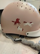 Kask i rękawiczki do jazdy konnej FOUGANZA nowe nieużywane