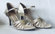 Złote buty taneczne dancelines 6002 Leticia r.38,5